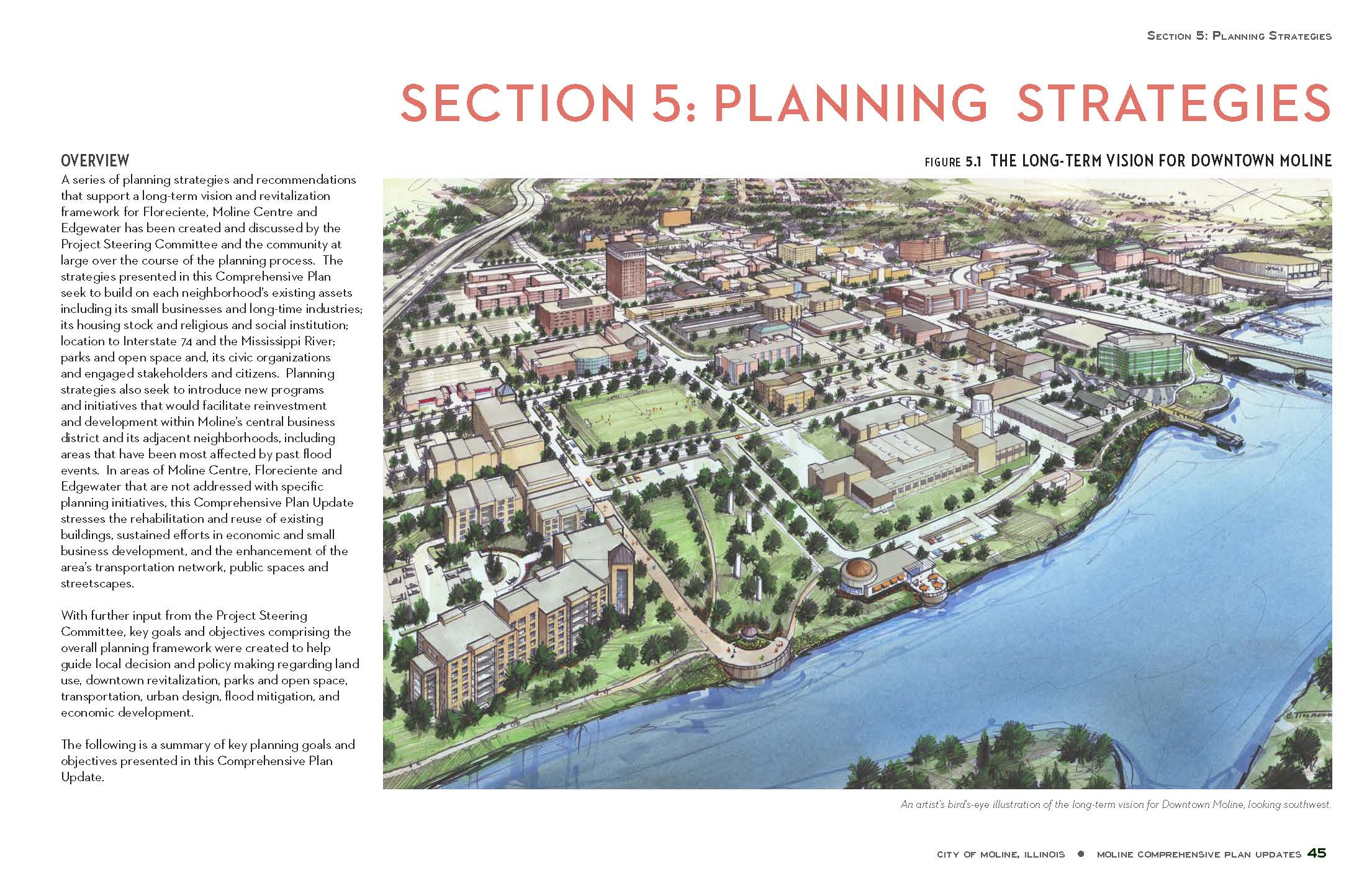 Planning Strategies Page from Moline Downtown Neighborhoods Plan_ADOPTED PLAN_4-22-2014-2
